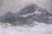 Claude Monet Mount Kolsaas in Misty Weather oil painting artist